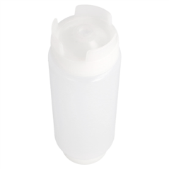 POIRES À SAUCES 360 ML Ø 6,2x16,7 CM TRANSLUCIDE LDPE (24 UNITÉ)