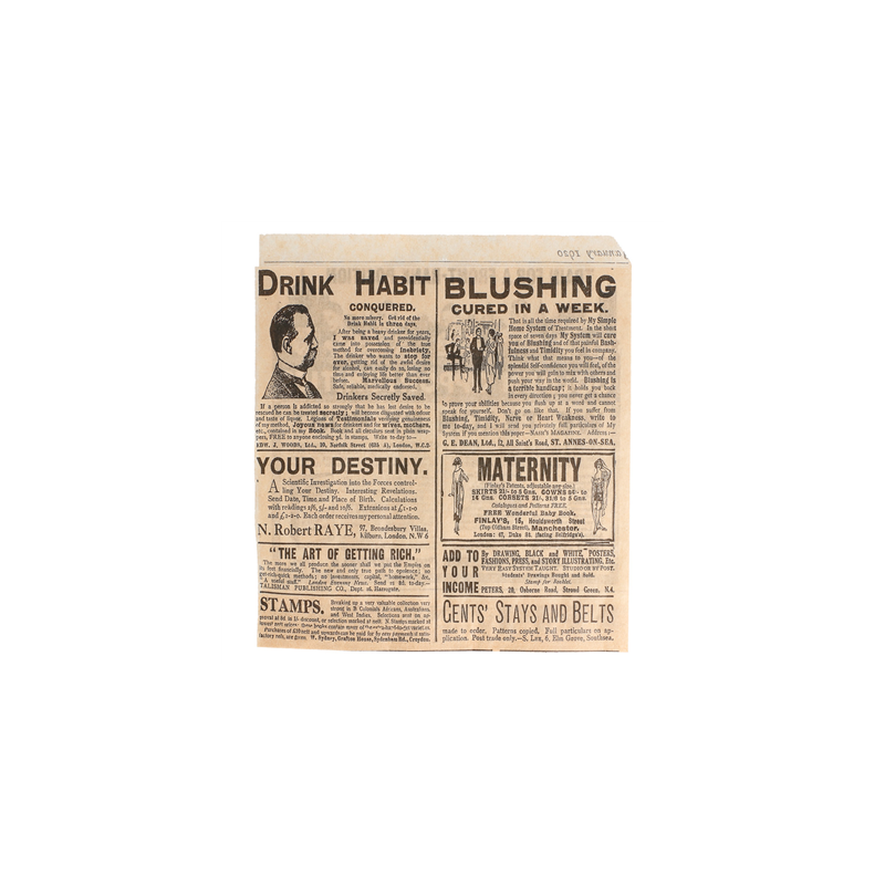 PAPIER INGRAISSABLES OUVERT 2 CÔTÉS FAST FOOD 'TIMES' 32 G/M2 16x16,5 CM NATUREL PARCH.INGRAISSABLE (500 UNITÉ)