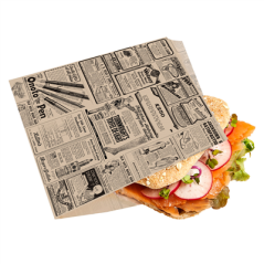 PAPIER INGRAISSABLES OUVERT 2 CÔTÉS FAST FOOD