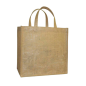 SAC SANS DÉCOR AVEC ANSES  260 G/M2 33+24x34,5 CM NATUREL JUTE (10 UNITÉ)
