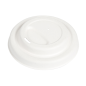 COUVERCLES POUR GOBELETS À CAFÉ 'BIONIC'  Ø 9 CM BLANC BAGASSE (1000 UNITÉ)
