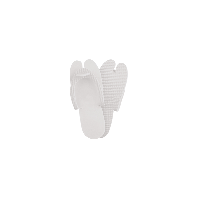 CHAUSSONS 'EVA'  28,5x11 CM BLANC PLASTIQUE (200 UNITÉ)