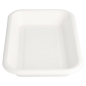 PLATEAUX 'BIONIC' 350 ML 18x12x2,5 CM BLANC BAGASSE (600 UNITÉ)