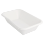 PLATEAUX 'BIONIC' 950 ML 21,5x14x5,2 CM BLANC BAGASSE (600 UNITÉ)
