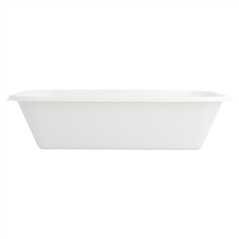 PLATEAUX 'BIONIC' 950 ML 21,5x14x5,2 CM BLANC BAGASSE (600 UNITÉ)