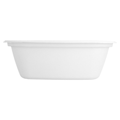 PLATEAUX 'BIONIC' 1800 ML 23,1x18,2x7,7 CM BLANC BAGASSE (300 UNITÉ)