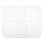 COUVERCLES POUR PLATEAUX 221.92 'BIONIC'  27x22x3,6 CM TRANSPARENT PET (250 UNITÉ)