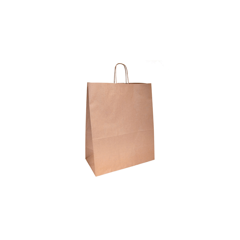 SACS SOS AVEC ANSES  100 G/M2 40+20x48 CM NATUREL KRAFT (150 UNITÉ)