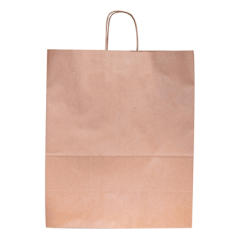 SACS SOS AVEC ANSES  100 G/M2 40+20x48 CM NATUREL KRAFT (150 UNITÉ)