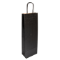 SACS SOS AVEC ANSES 1 BOTEILLE  100 G/M2 14+8x40 CM NOIR KRAFT (250 UNITÉ)