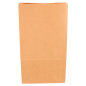 SACS SOS SANS ANSES  70 G/M2 14+8x24 CM NATUREL KRAFT (1000 UNITÉ)