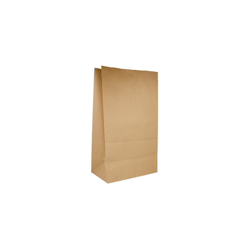 SACS SOS SANS ANSES  80 G/M2 25+15x43,5 CM NATUREL KRAFT (250 UNITÉ)