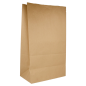 SACS SOS SANS ANSES  80 G/M2 25+15x43,5 CM NATUREL KRAFT (250 UNITÉ)