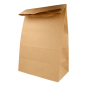 SACS SOS SANS ANSES  80 G/M2 25+15x43,5 CM NATUREL KRAFT (250 UNITÉ)