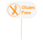 PIQUES "GLUTEN FREE"  8 CM BLANC BOIS (100 UNITÉ)