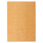 ÉTIQUETTES ADHESIVES BANDE  2,4x6 CM NATUREL KRAFT (3000 UNITÉ)