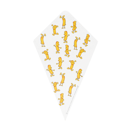 CORNETS AVEC LANGUETTES 'THEPACK CHIPS' 100 G 230 G/M2 21x12,5 CM BLANC CARTON ONDULÉ NANO-MICRO (1600 UNITÉ)