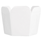 MINI POTS À PATES 10 CL 210 + 15 PE G/M2 5x5 CM BLANC CARTON (100 UNITÉ)