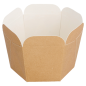 MINI POTS À PATES 10 CL 210 + 15 PE G/M2 5x5 CM MARRON CARTON (100 UNITÉ)