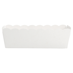 DELI-BARQUETTES  210 + 15 PE G/M2 9x5x3,2 CM BLANC CARTON (100 UNITÉ)