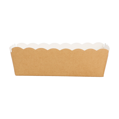 DELI-BARQUETTES  210 + 15 PE G/M2 9x5x3,2 CM MARRON CARTON (100 UNITÉ)