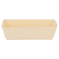 BARQUETTES RECTANGULAIRES  10x4,5x3 CM NATUREL BOIS (500 UNITÉ)