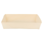 BARQUETTES RECTANGULAIRES  19x13x4 CM NATUREL BOIS (100 UNITÉ)