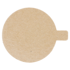 CARTONS PÂTISSERIE DEUX FACES  1100 G/M2 Ø 8 CM CHOCOLAT/PRALINÉ CARTON (200 UNITÉ)