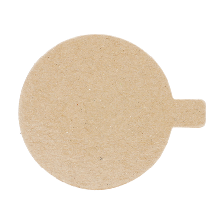 CARTONS PÂTISSERIE DEUX FACES  1100 G/M2 Ø 8 CM CHOCOLAT/PRALINÉ CARTON (200 UNITÉ)