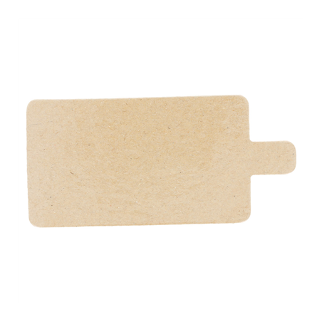 CARTONS PÂTISSERIE DEUX FACES  1100 G/M2 5,5x9,5 CM CHOCOLAT/PRALINÉ CARTON (200 UNITÉ)