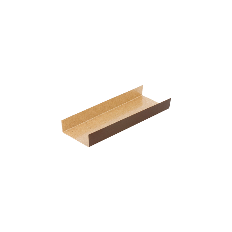 FONDS PLIÉS  380 G/M2 13x4,5+1,5 CM CHOCOLAT/PRALINÉ CARTON (200 UNITÉ)