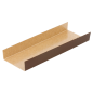 FONDS PLIÉS  380 G/M2 13x4,5+1,5 CM CHOCOLAT/PRALINÉ CARTON (200 UNITÉ)