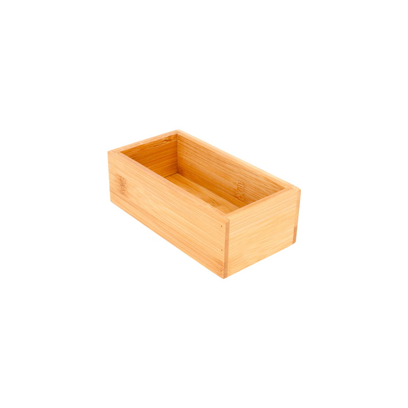 BOÎTE POUR BUFFET  8x15,5x5 CM NATUREL BAMBOU (1 UNITÉ)