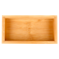 BOÎTE POUR BUFFET  8x15,5x5 CM NATUREL BAMBOU (1 UNITÉ)