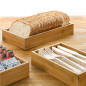 BOÎTE POUR BUFFET  15,5x31x5 CM NATUREL BAMBOU (1 UNITÉ)