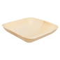 BOLS CARRÉS 'ARECA'  20x20x4 CM NATUREL ARECA (200 UNITÉ)