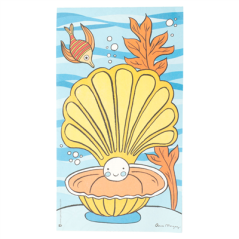 CAHIERS COLORIAGE "FOND DE LA MER"  100 G/M2 12,5x22 CM QUADRICHROMIE CELLULOSE (100 UNITÉ)