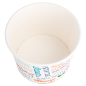 POTS 'PAROLE' 500 ML 280 + 18 PE G/M2 Ø11x8,2 CM BLANC CARTON (500 UNITÉ)