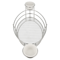 CORBEILLES OVALES + 2 POTS