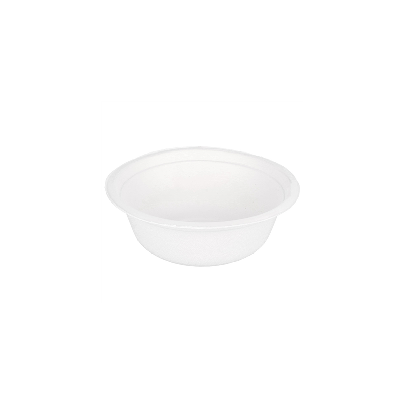 SALADIERS 'BIONIC' 950 ML Ø 17,5x6,7 CM BLANC BAGASSE (600 UNITÉ)