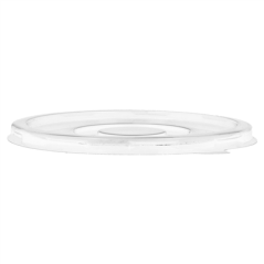 COUVERCLES BAS POUR SALADIERS 215.84-215.03 'BIONIC'  Ø 14x1 CM TRANSPARENT PET (900 UNITÉ)