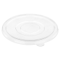 COUVERCLES BAS POUR SALADIERS 224.32-215.04 'BIONIC'  Ø 16x1 CM TRANSPARENT PET (600 UNITÉ)