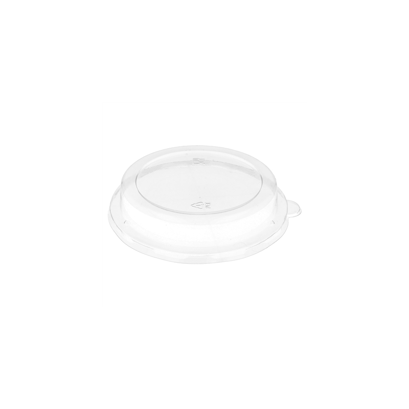 COUVERCLES HAUTS POUR SALADIERS 224.32-215.04 'BIONIC'  Ø 16x3,1 CM TRANSPARENT PET (200 UNITÉ)