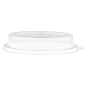 COUVERCLES HAUTS POUR SALADIERS 224.32-215.04 'BIONIC'  Ø 16x3,1 CM TRANSPARENT PET (200 UNITÉ)