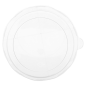 COUVERCLES HAUTS POUR SALADIERS 224.32-215.04 'BIONIC'  Ø 16x3,1 CM TRANSPARENT PET (200 UNITÉ)