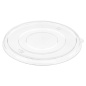 COUVERCLES BAS POUR SALADIERS 224.33-215.05 'BIONIC'  Ø 18x1 CM TRANSPARENT PET (600 UNITÉ)