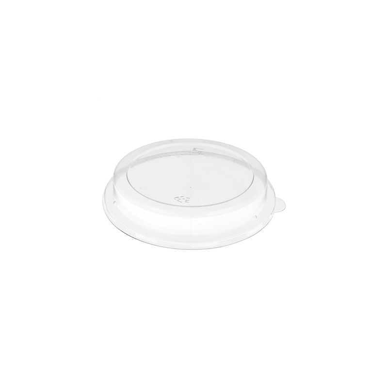COUVERCLES HAUTS POUR SALADIERS 224.33-215.05 'BIONIC'  Ø 18x3,1 CM TRANSPARENT PET (200 UNITÉ)
