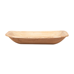 ASSIETTES CARRÉES 'ARECA'  11,5x11,5x1,5 CM NATUREL ARECA (200 UNITÉ)