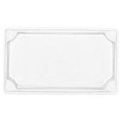 COUVERCLES POUR RÉFÉRENCE 224.86  3,7 (h) CM TRANSPARENT PET (1000 UNITÉ)