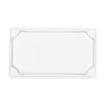 COUVERCLES POUR RÉFÉRENCE 224.86  3,7 (h) CM TRANSPARENT PET (1000 UNITÉ)